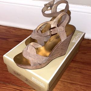 Michael Kors suede wedge